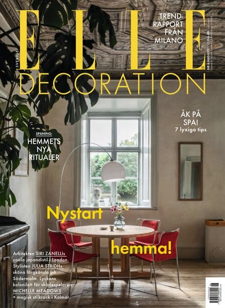 Elle Decoration Sweden – augusti 2023 Cover