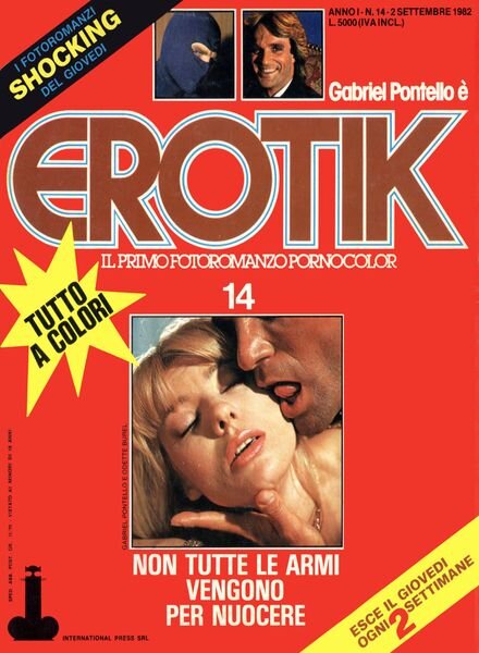 Erotik – N 14 – 2 Settembre 1982 Cover