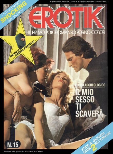 Erotik – N 15 – 16 Settembre 1982 Cover