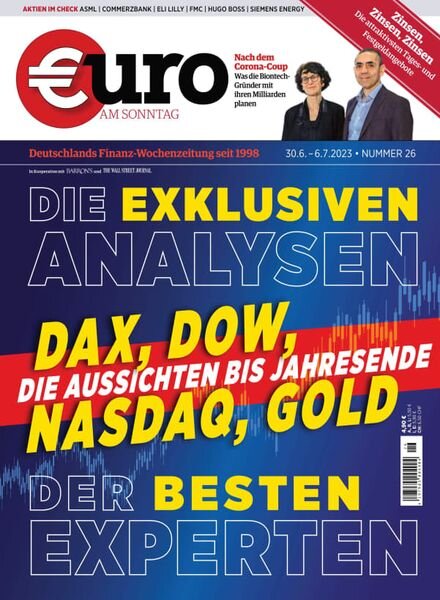 Euro am Sonntag – 30 Juni 2023 Cover