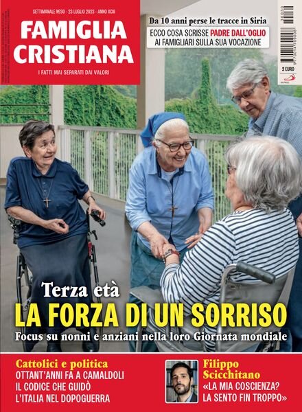 Famiglia Cristiana – 23 Luglio 2023 Cover