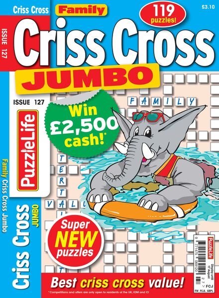 Family Criss Cross Jumbo – July 2023 Cover