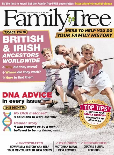 Family Tree UK – August 2023 Cover