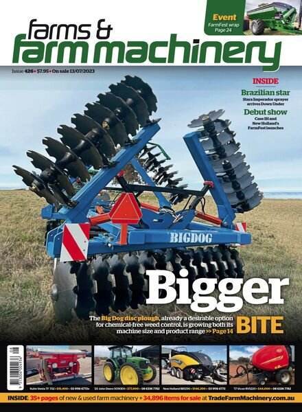 Farms and Farm Machinery – July 2023 Cover