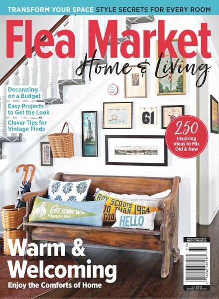 Flea Market Home & Living Warm & Welcoming – July 2023 Cover