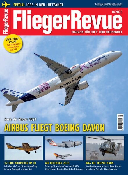 FliegerRevue – August 2023 Cover