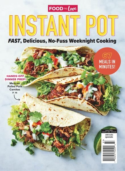Food to Love Instant Pot – July 2023 Cover