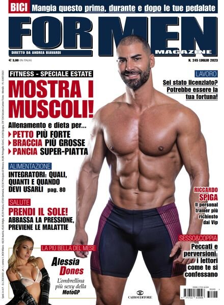 For Men Magazine – Luglio 2023 Cover
