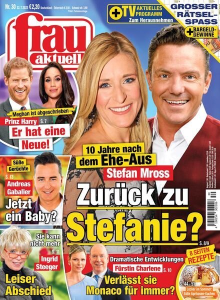 frau aktuell – 22 Juli 2023 Cover