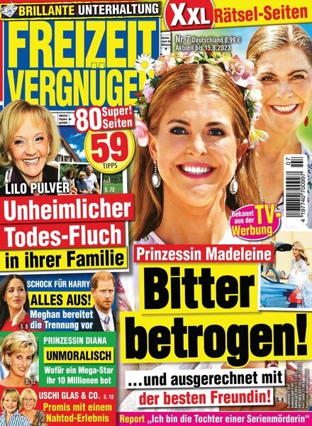 Freizeit Vergnugen – August 2023 Cover