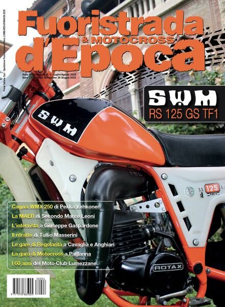 Fuoristrada & Motocross d’Epoca – Luglio-Agosto 2023 Cover