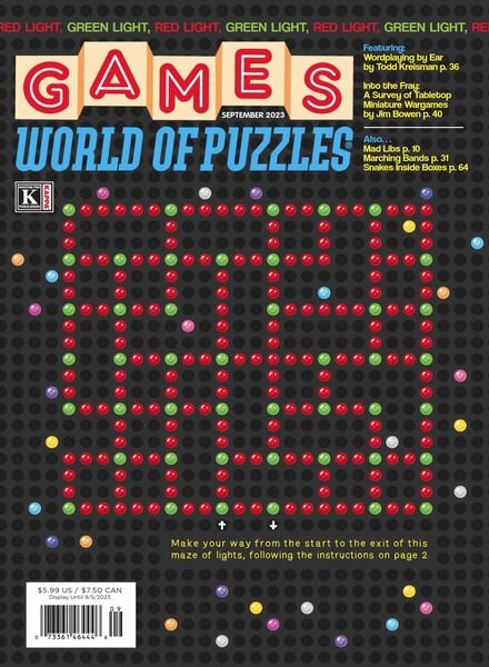 Games World of Puzzles – September 2023 Cover