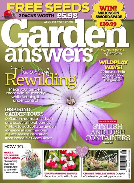 Garden Answers – August 2023 Cover