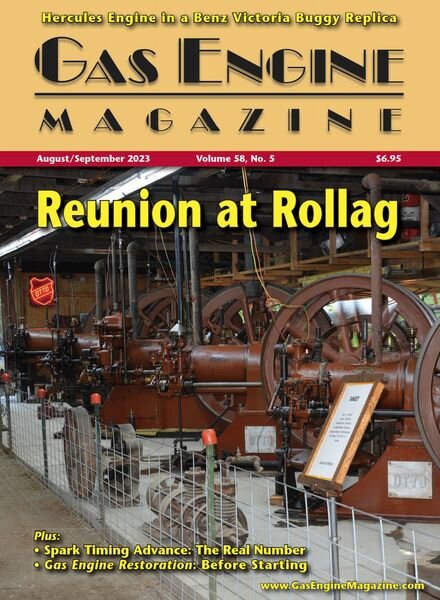 Gas Engine Magazine – August 2023 Cover