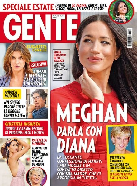 Gente Italia – 15 Luglio 2023 Cover