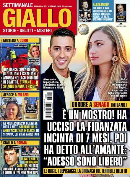 Giallo – 14 Giugno 2023 Cover