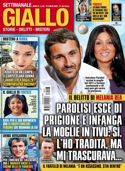 Giallo – 19 Luglio 2023 Cover