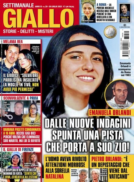 Giallo – 26 Luglio 2023 Cover