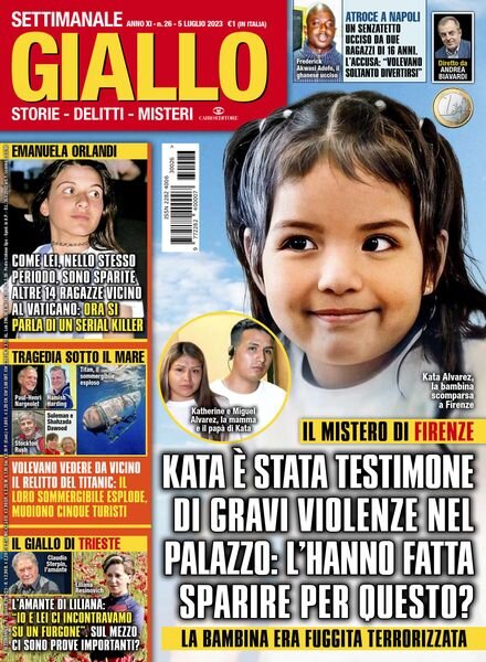 Giallo – 5 Luglio 2023 Cover