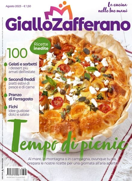 Giallo Zafferano – Agosto 2023 Cover