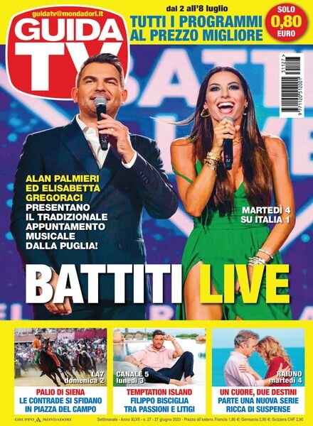 GuidaTV – 27 giugno 2023 Cover