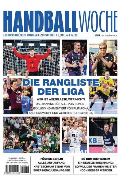 Handballwoche – 25 Juli 2023 Cover