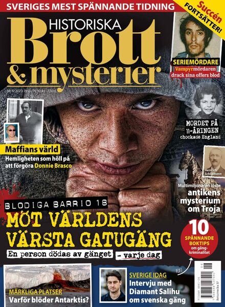 Historiska Brott & Mysterier – juli 2023 Cover