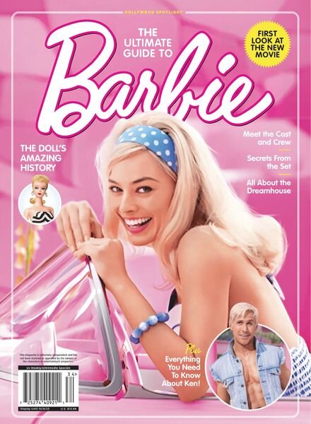 Hollywood Spotlight The Ultimate Guide to Barbie – July 2023 Cover