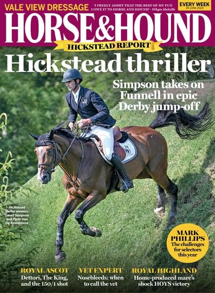 Horse & Hound – 29 June 2023 Cover