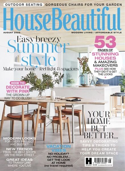 House Beautiful UK – August 2023 Cover