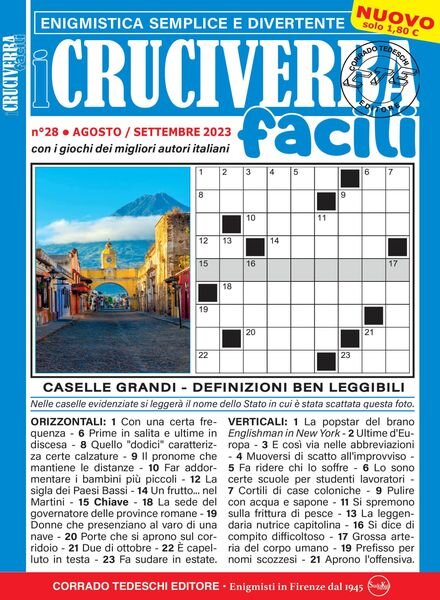I Cruciverba Facili – agosto 2023 Cover