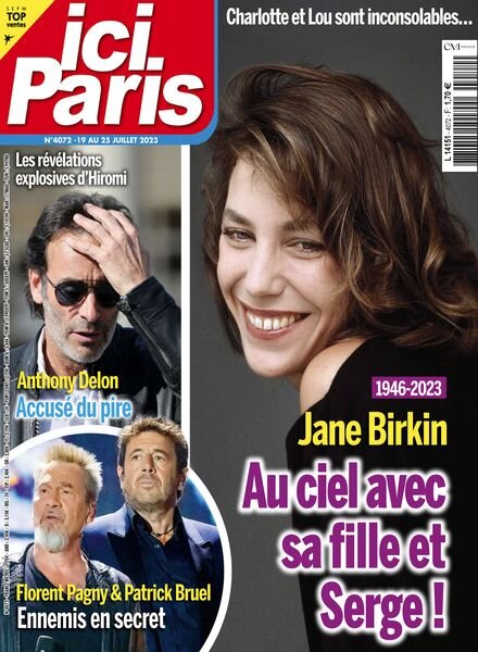 Ici Paris – 19 juillet 2023 Cover