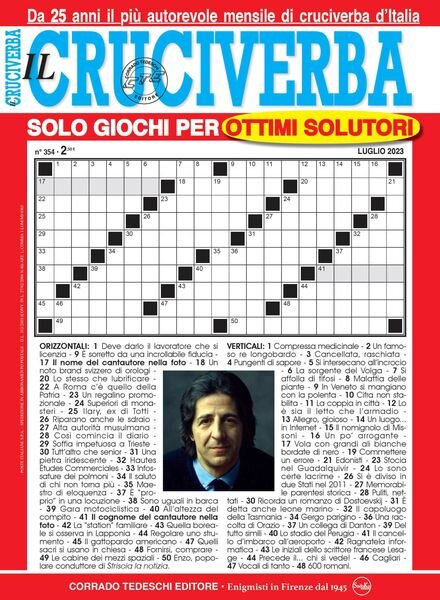 Il Cruciverba – luglio 2023 Cover