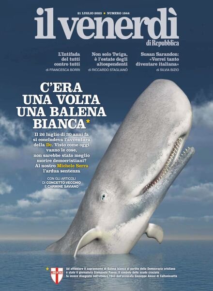 Il Venerdi di Repubblica – 21 Luglio 2023 Cover