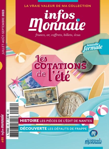 Infos Monnaie – Juillet-Septembre 2023 Cover