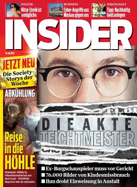 Insider Austria – 19 Juli 2023 Cover