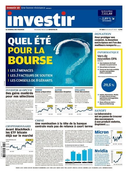 Investir – 8 Juillet 2023 Cover