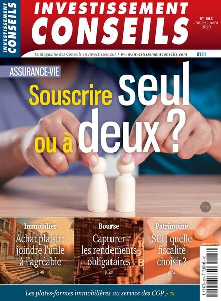 Investissement Conseils – Juillet-Aout 2023 Cover