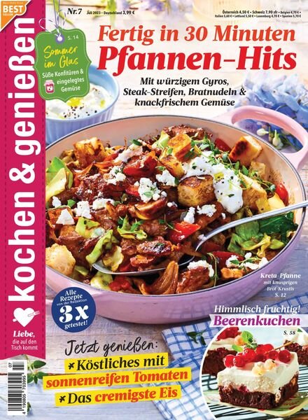 kochen & geniessen – Juni 2023 Cover