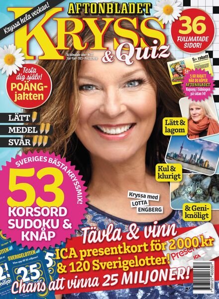 Kryss & Quiz Inga nya utgavor – 03 juli 2023 Cover
