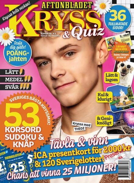 Kryss & Quiz Inga nya utgavor – juli 2023 Cover