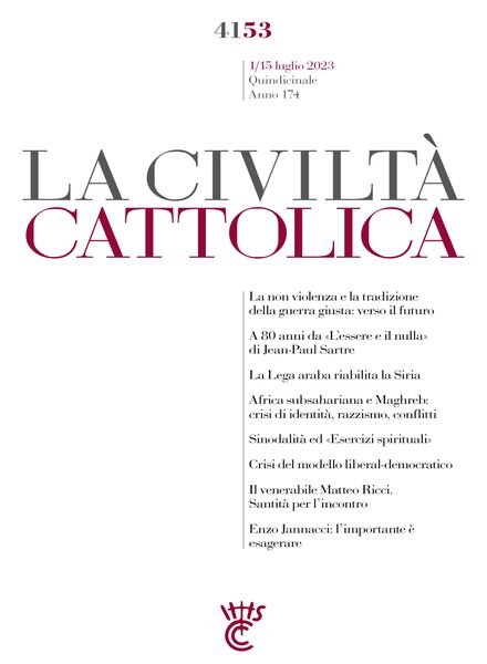 La Civilta Cattolica – 1 Luglio 2023 Cover