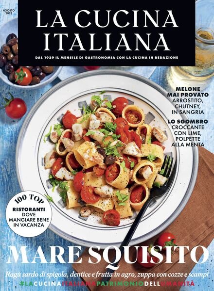La Cucina Italiana – Agosto 2023 Cover