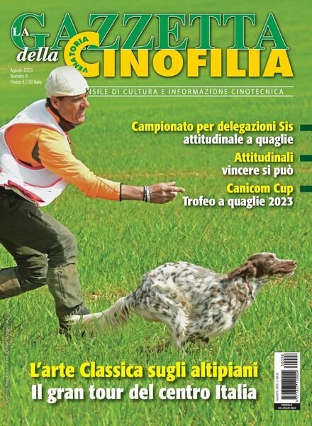 La Gazzetta Della Cinofilia Venatoria – agosto 2023 Cover