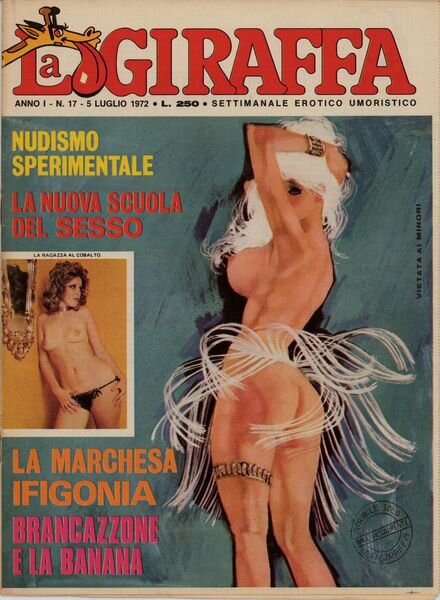 La Giraffa – N 17 – 5 Luglio 1972 Cover
