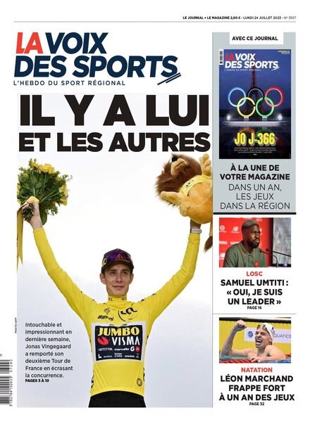 La Voix des Sports – 24 juillet 2023 Cover