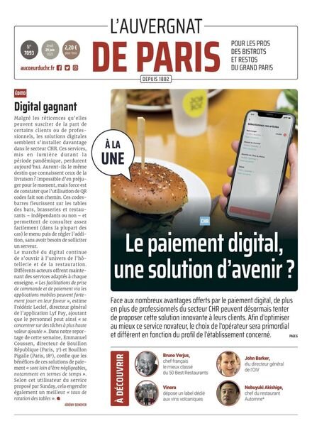L’Auvergnat de Paris – 29 juin 2023 Cover