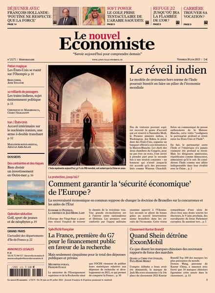 Le nouvel Economiste – 30 juin 2023 Cover