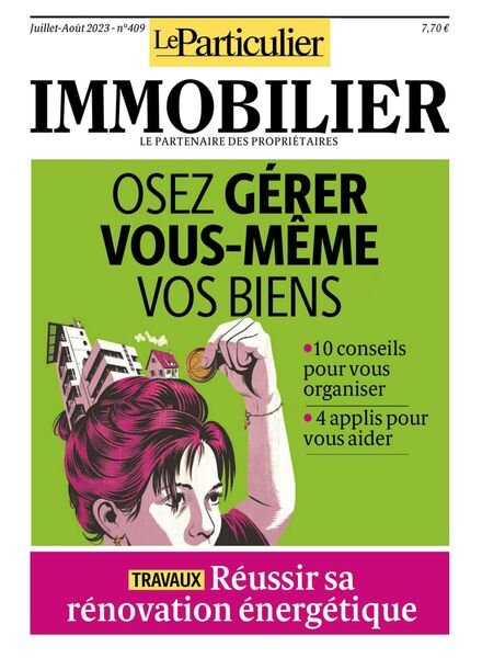 Le Particulier Immobilier – Juillet-Aout 2023 Cover