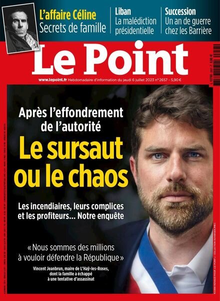 Le Point – 06 juillet 2023 Cover